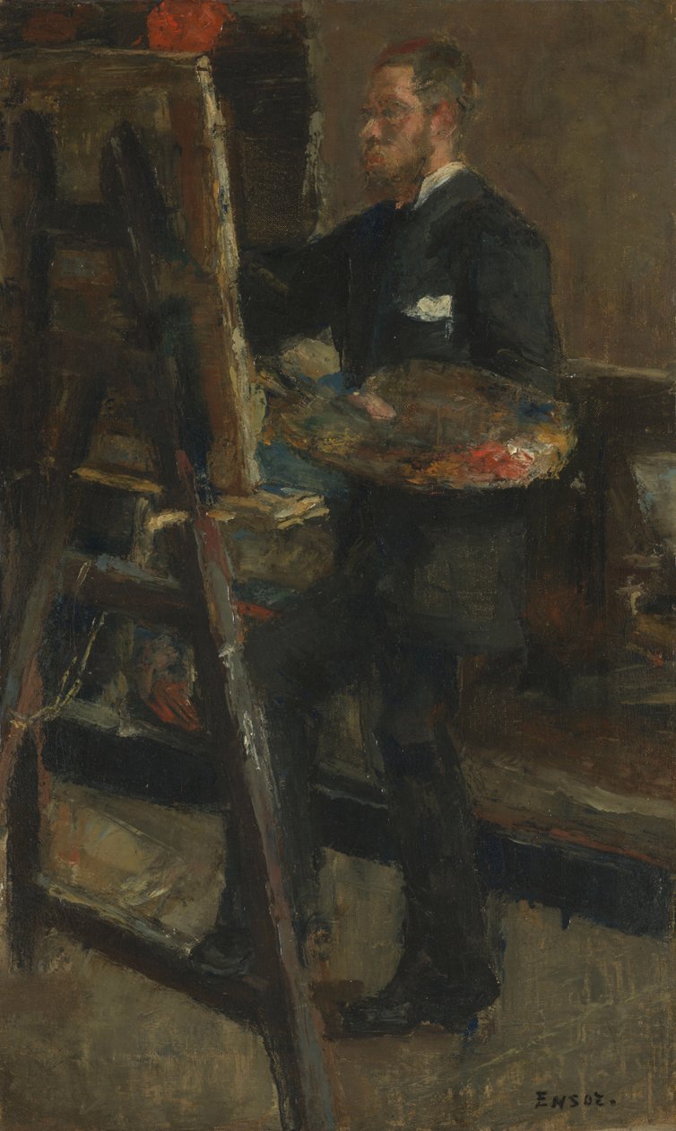 El pintor Alfred William Finch de James Ensor