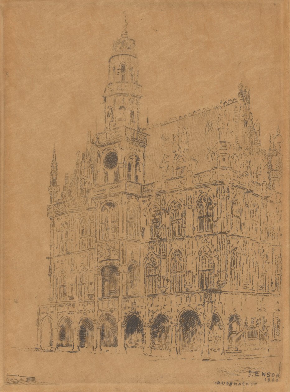 Ayuntamiento de Oudenaarde de James Ensor