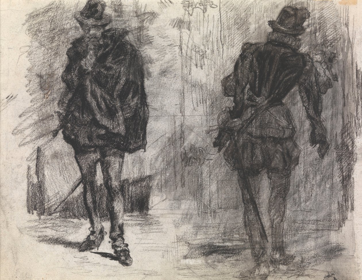 Dos soldados españoles, uno visto de frente y el otro de espaldas de James Ensor