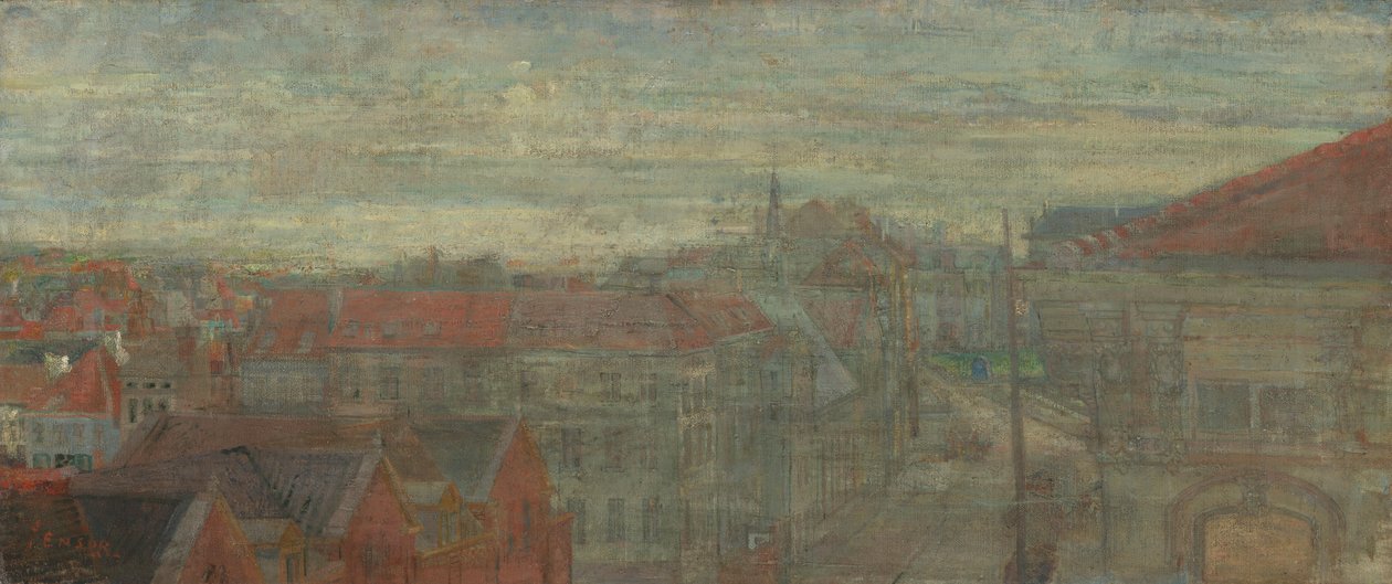 Vista de Phnosia. Ondas y vibraciones luminosas de James Ensor