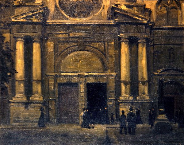 El portal, c.1910 de James Ferrier (attr. to) Pryde