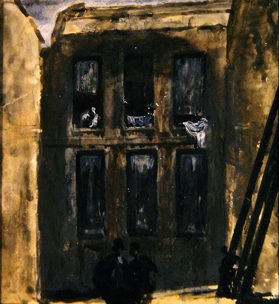 Escena callejera de James Ferrier Pryde