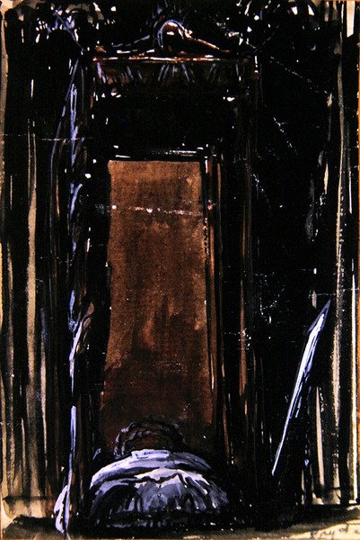 La cama, c.1909 de James Ferrier Pryde