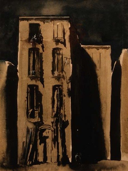 El barrio pobre, c.1911 de James Ferrier Pryde
