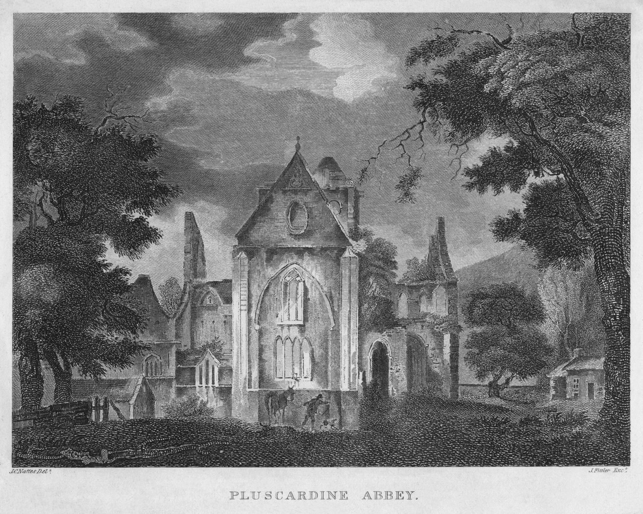 Abadía de Pluscardine de James Fittler
