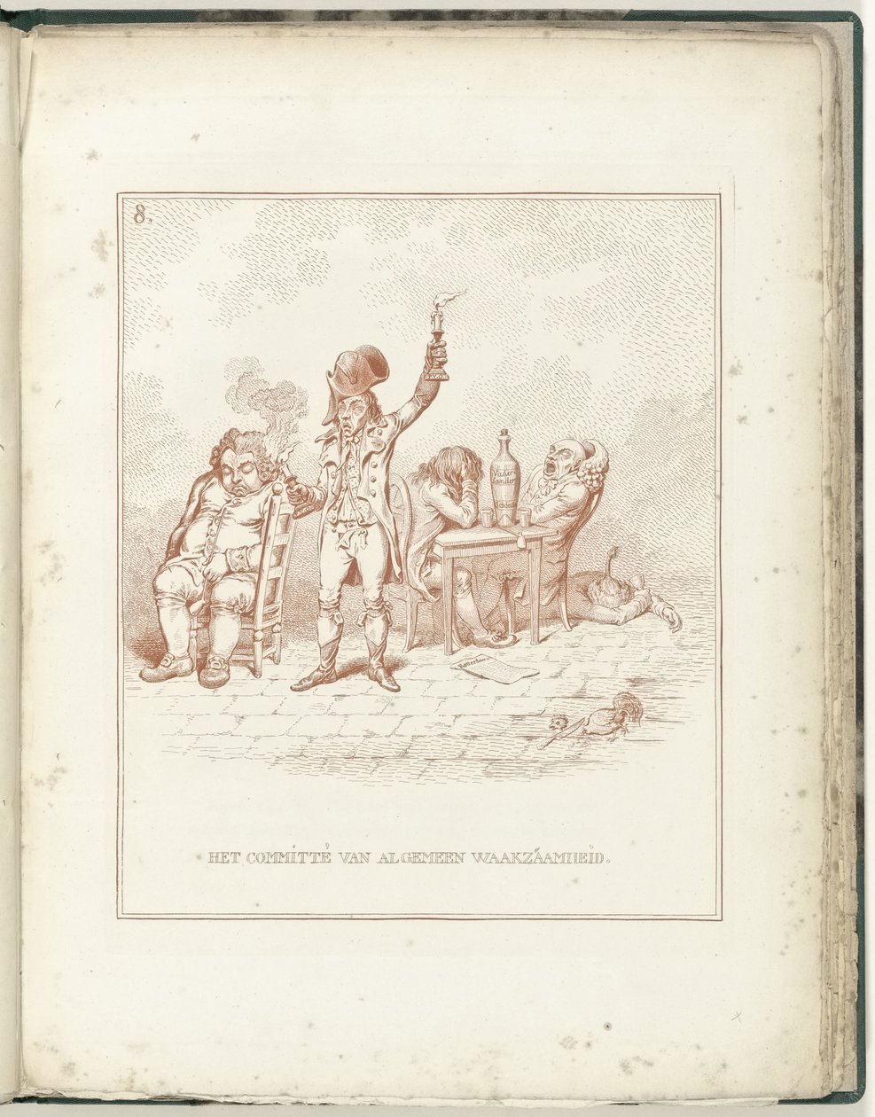 Comité de Vigilancia General, 1795 El Comité de Vigilancia General (título sobre objeto) Hollandia Regenerata (título de la serie) de James Gillray (possibly)