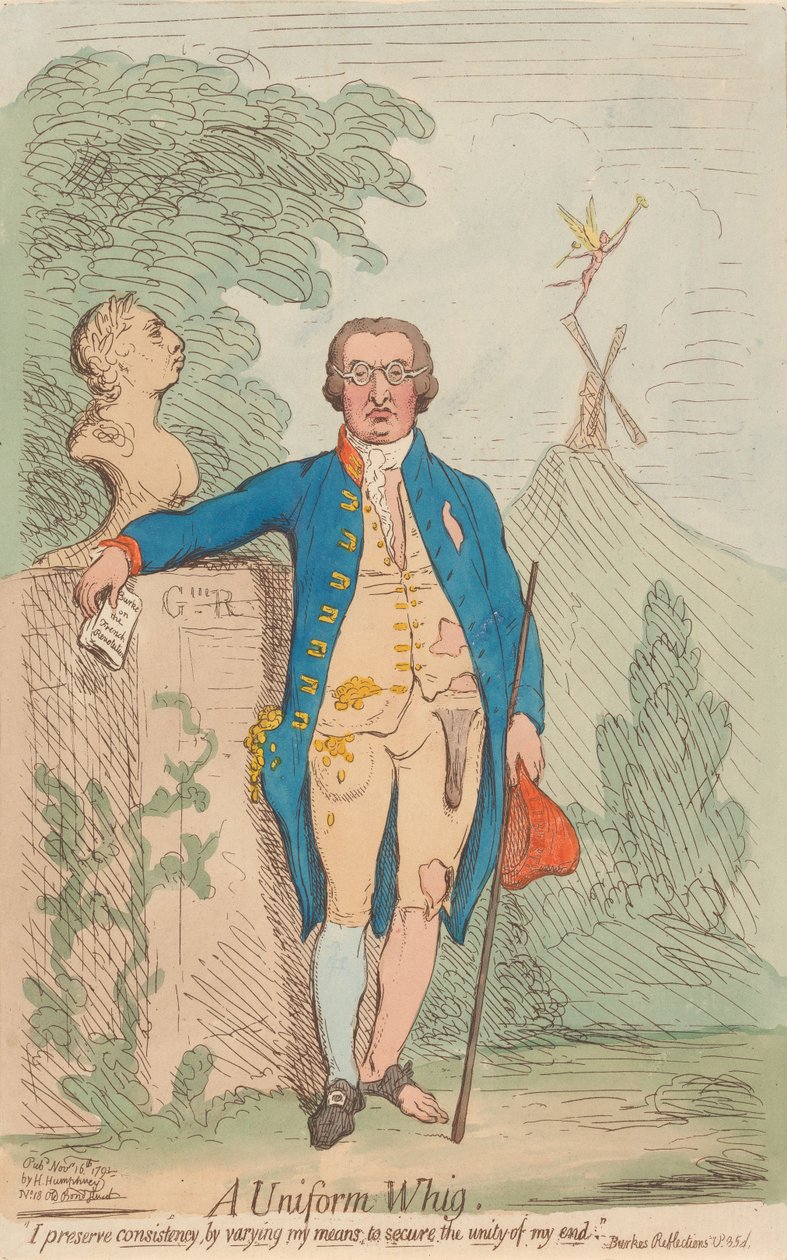 Un whig de uniforme --- de James Gillray