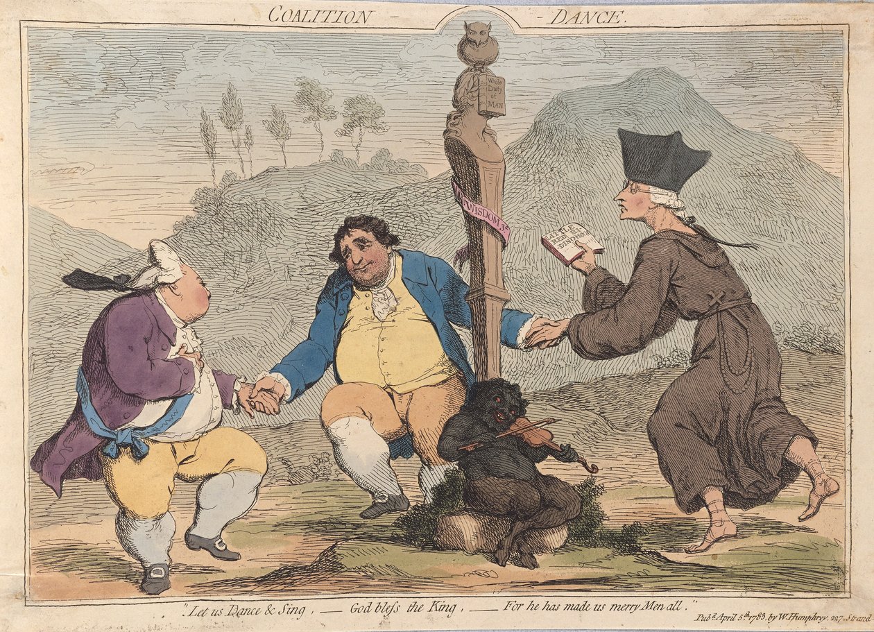 Baile de Coalición de James Gillray