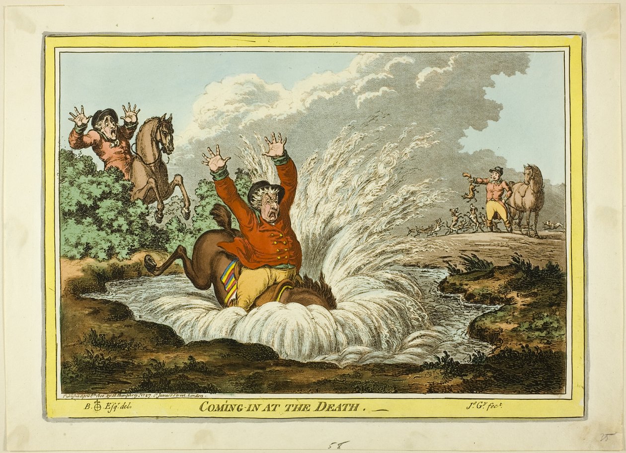Llegando a la muerte de James Gillray