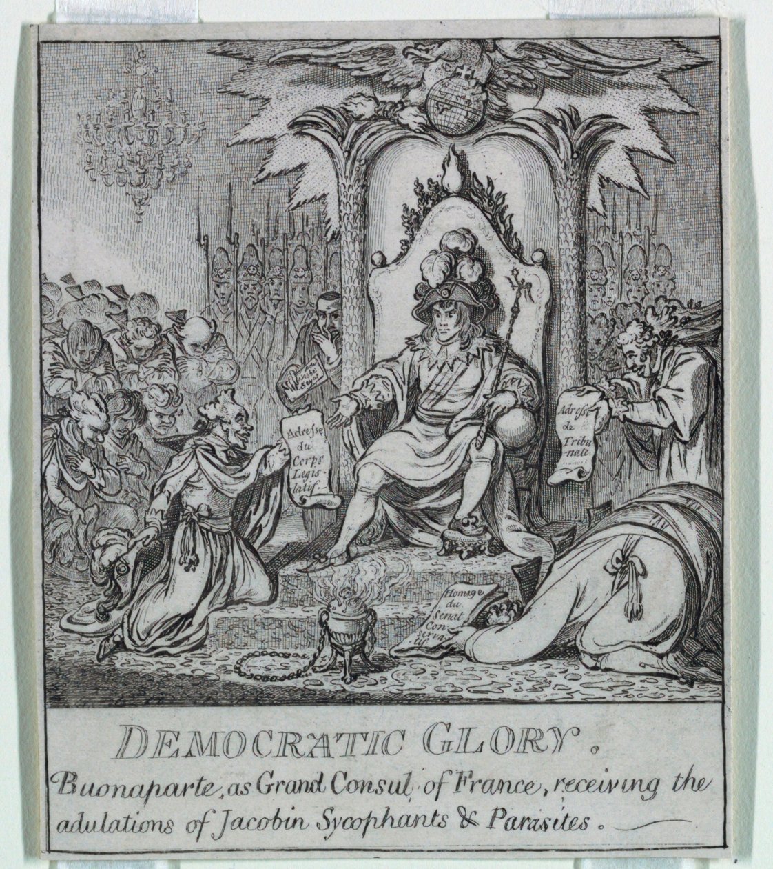 Democracia, o un boceto de James Gillray