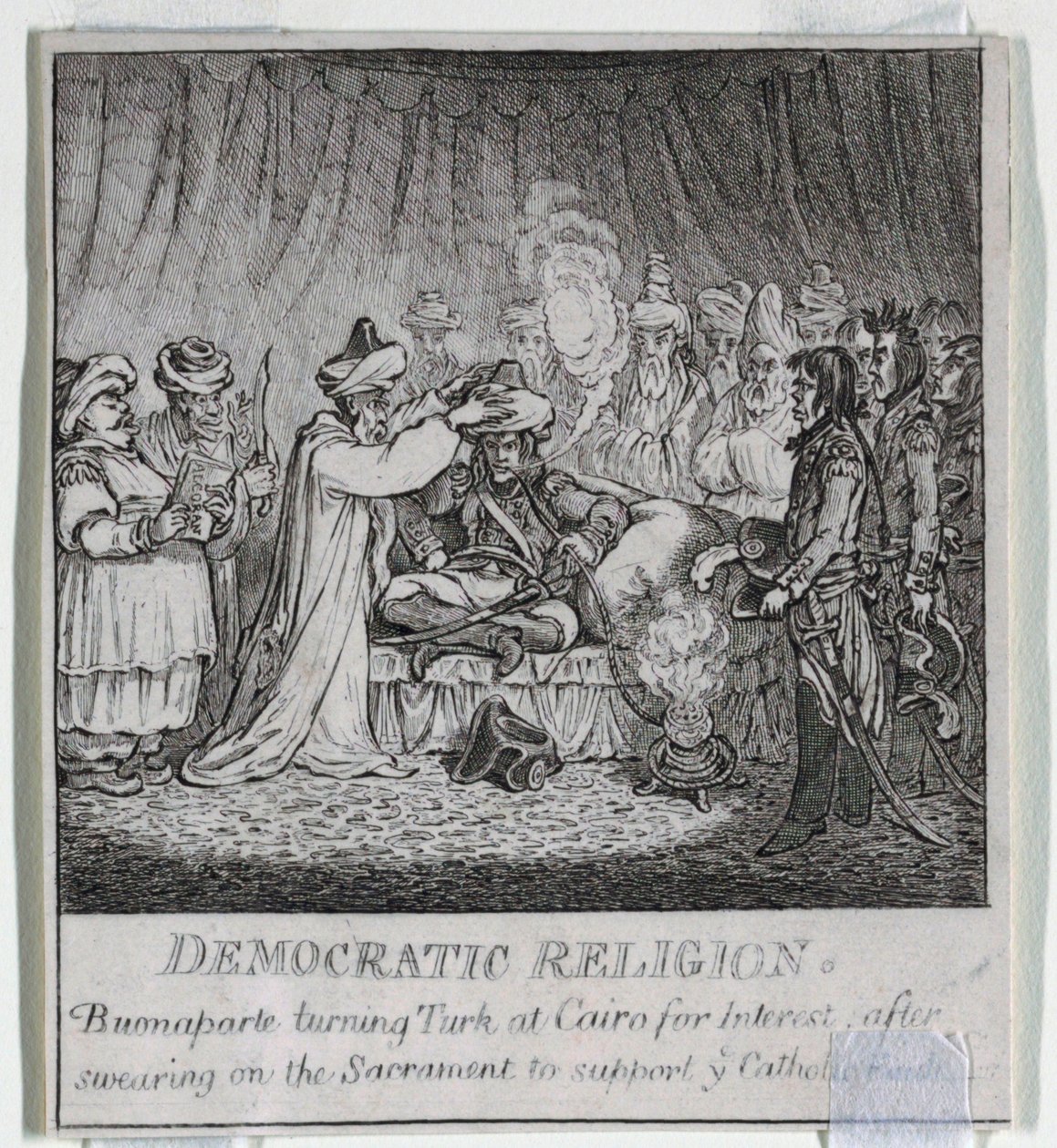Democracia, o un boceto de James Gillray