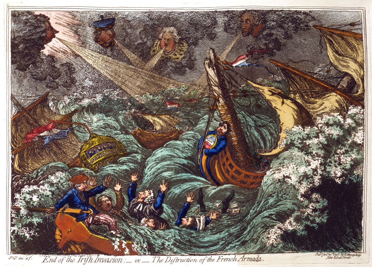 Fin de la Invasión Irlandesa - o - La Destrucción de la Armada Francesa