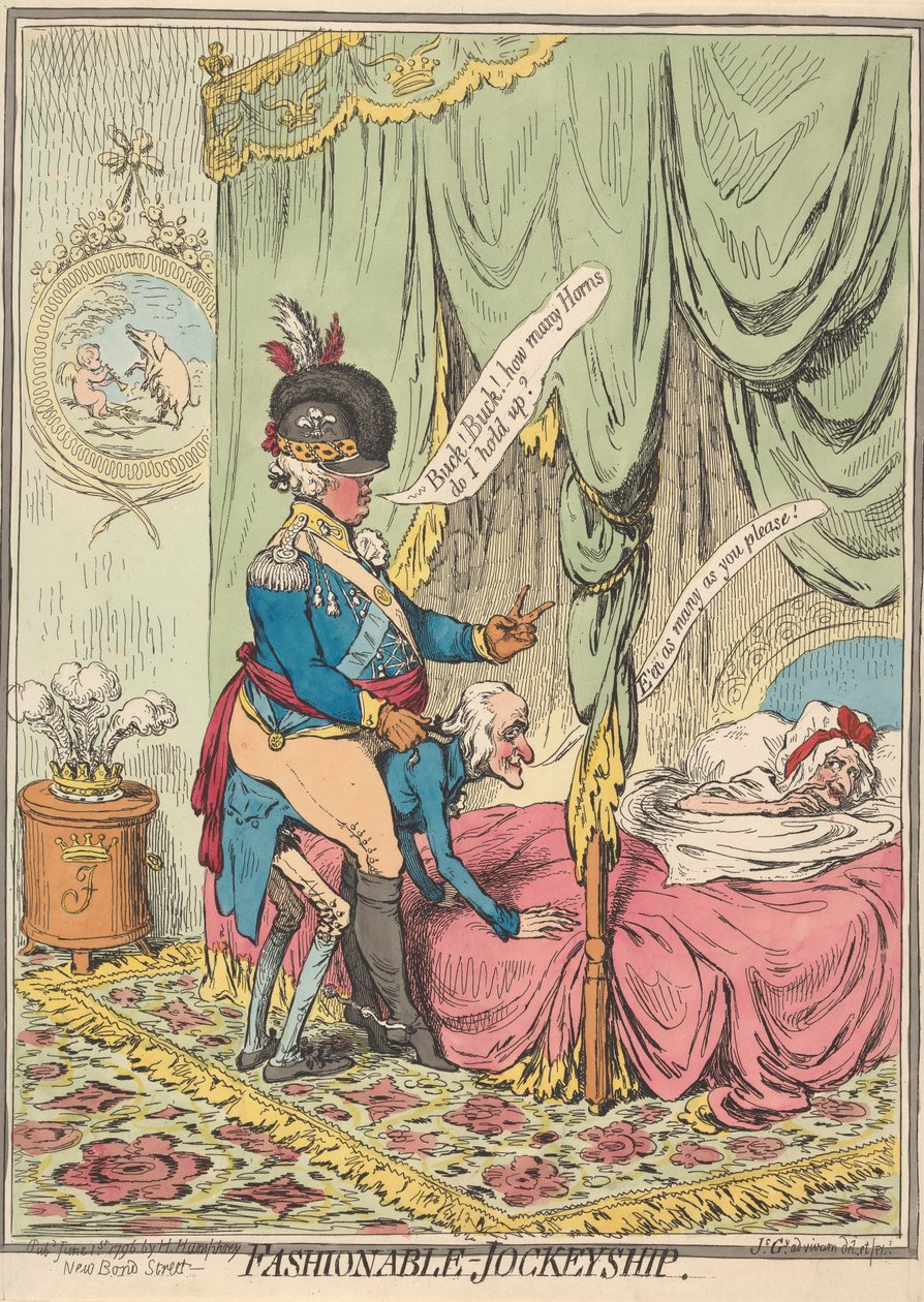 A la última -  Jockeyship de James Gillray