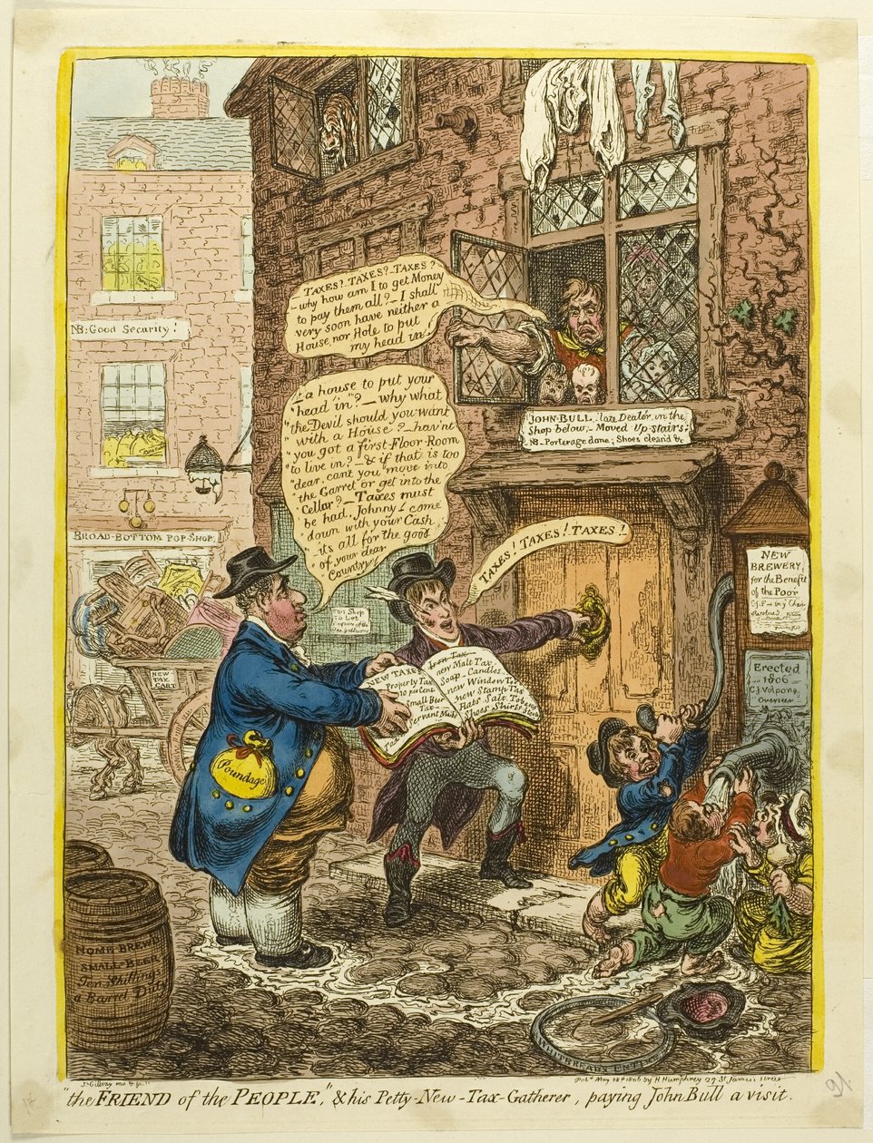 Amigo del Pueblo de James Gillray
