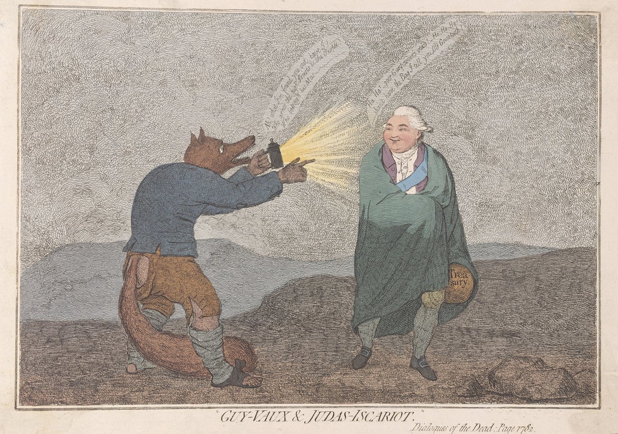 Guy-Fawkes y Judas Iscariote de James Gillray