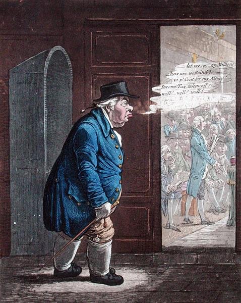 Esperanza, publicada por Hannah Humphrey en 1802 de James Gillray