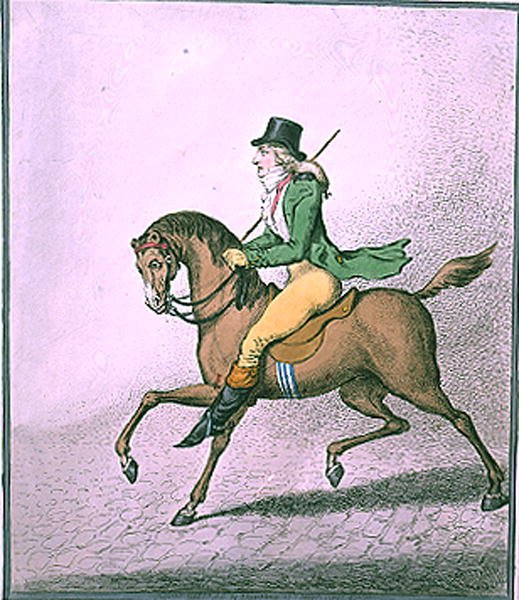 Cómo Montar con Elegancia por las Calles de James Gillray