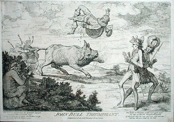 John Bull Triunfante de James Gillray