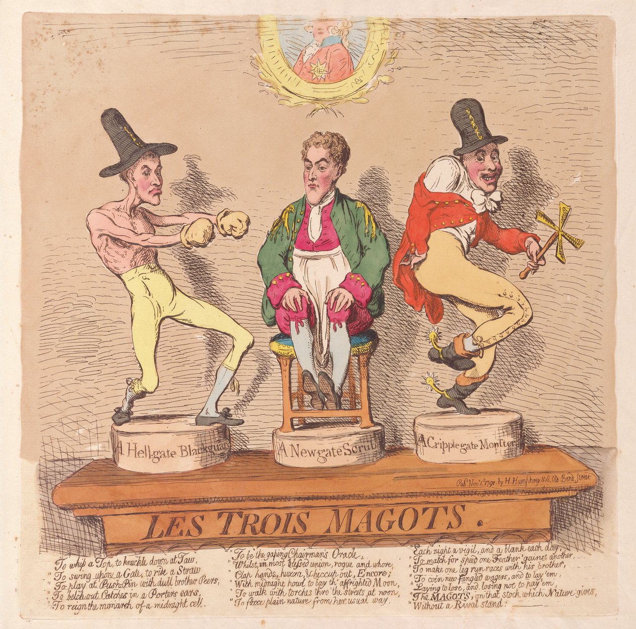 Les Trois Magots de James Gillray