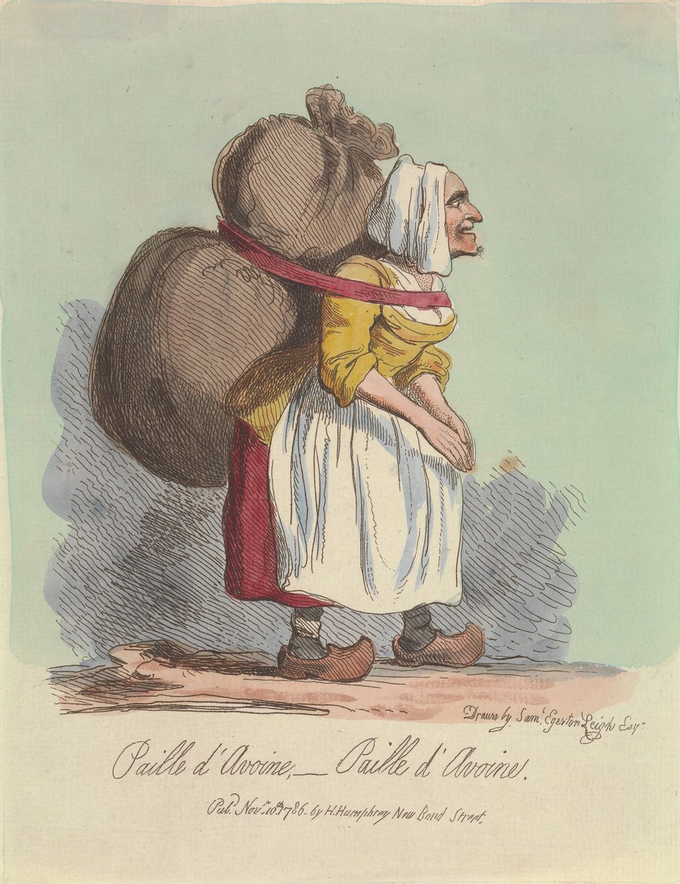 Paja de avena - Paja de avena de James Gillray