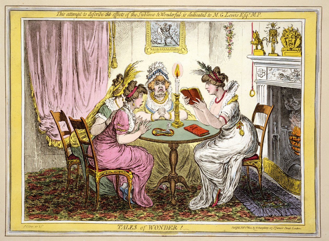 Cuentos de Maravilla, pub. H. Humphrey, Londres, 1802 de James Gillray