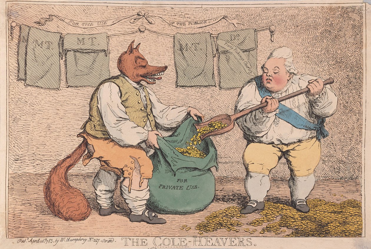 Los Cargadores de Carbón de James Gillray