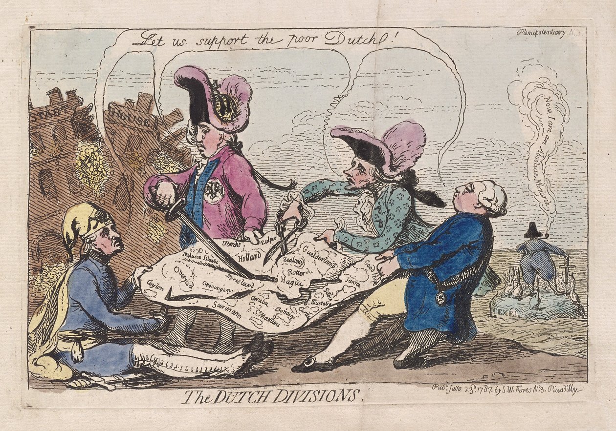 Las Divisiones Holandesas de James Gillray