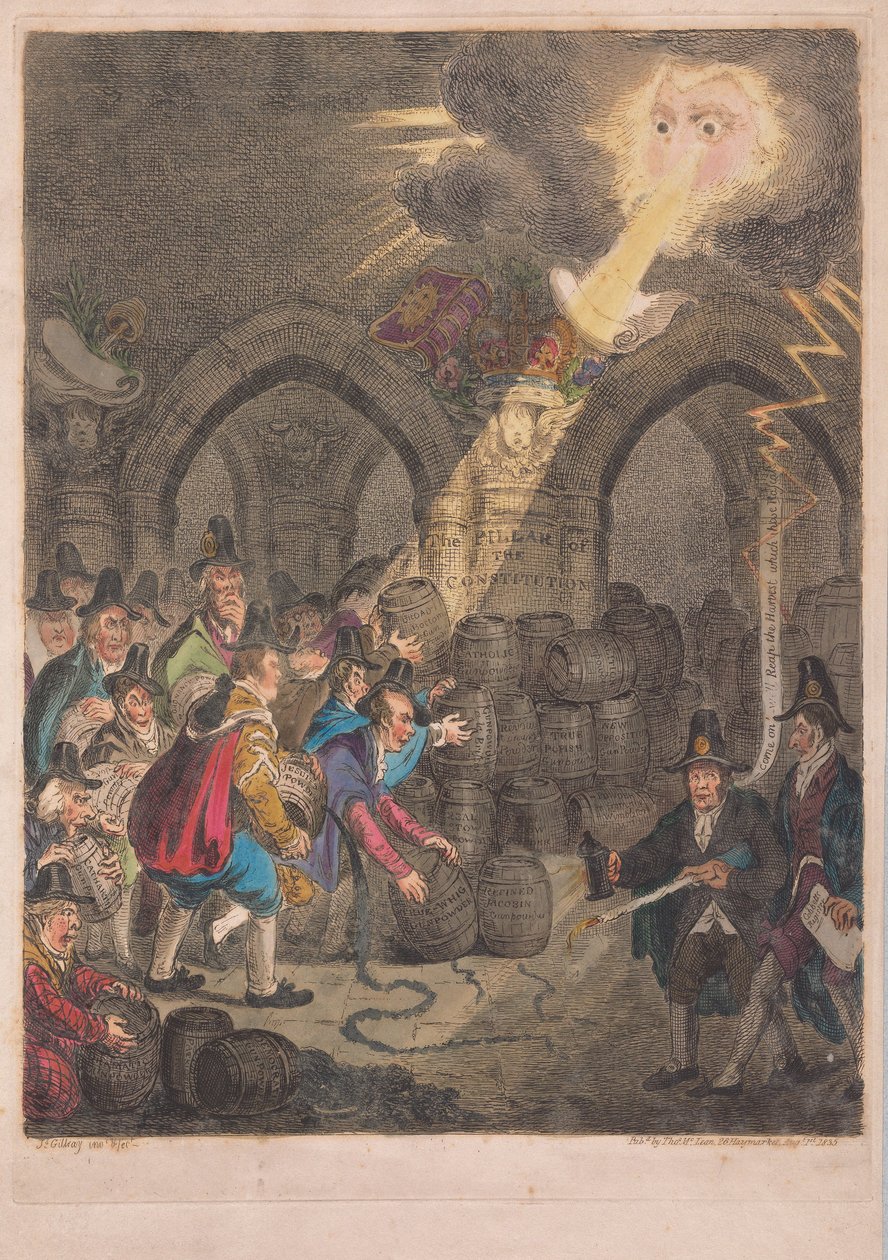 El pilar de la constitución de James Gillray