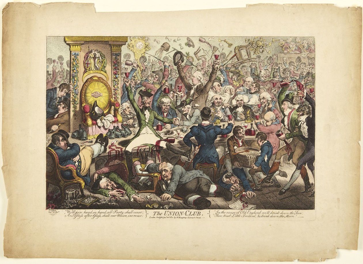 El Union Club de James Gillray