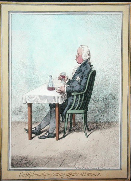 Un Diplomático Resolviendo Asuntos en Stevens