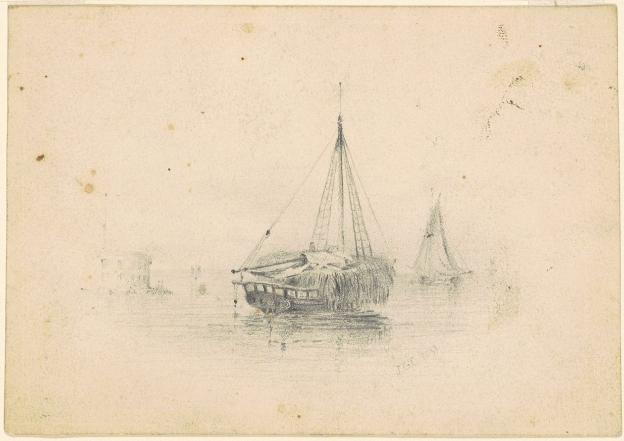 Barcos Anclados de James Goodwyn Clonney