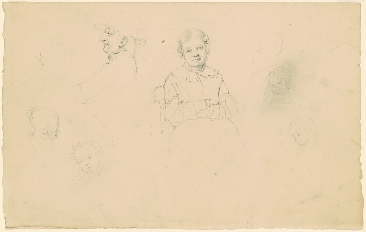 Estudios de figuras de James Goodwyn Clonney