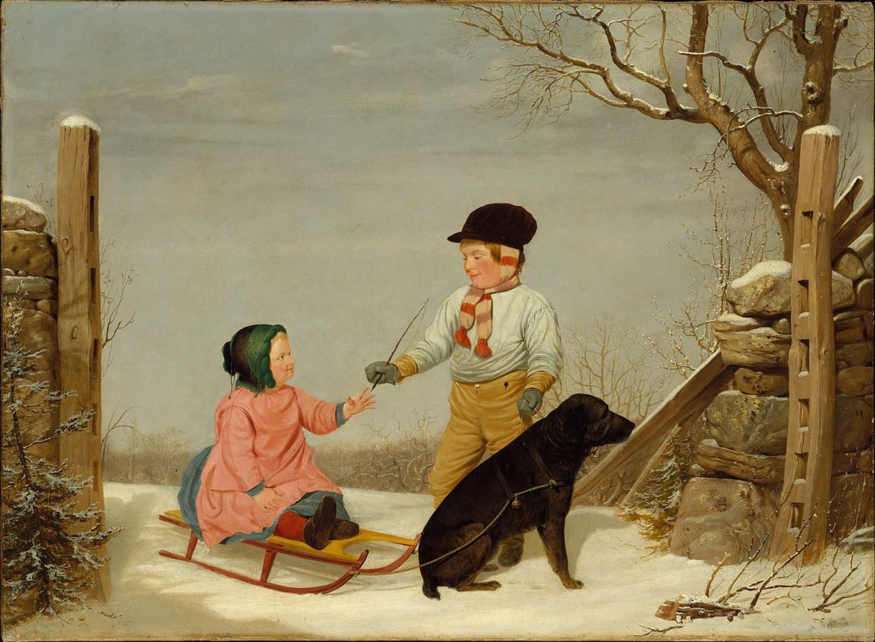 El paseo en trineo de James Goodwyn Clonney