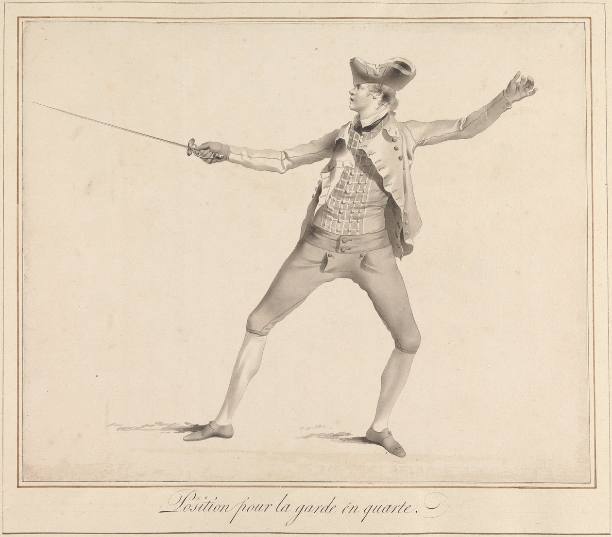Posición para Quarter Guard de James Gwin