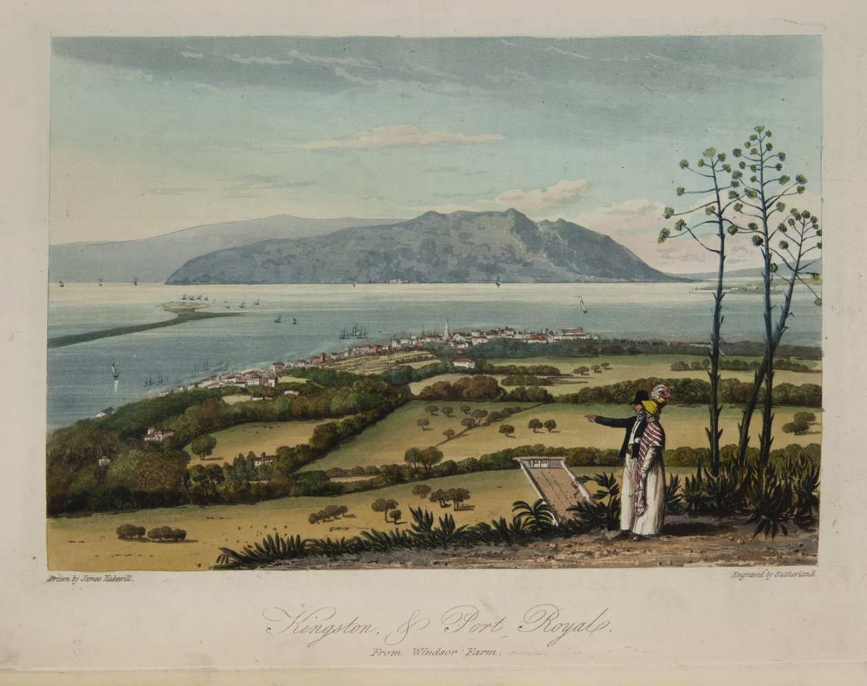 Kingston y Port Royale de James Hakewill