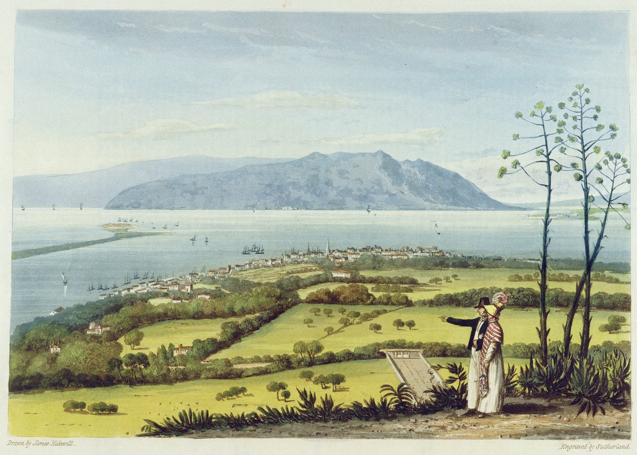 Kingston y Port Royal desde Windsor Farm, de 