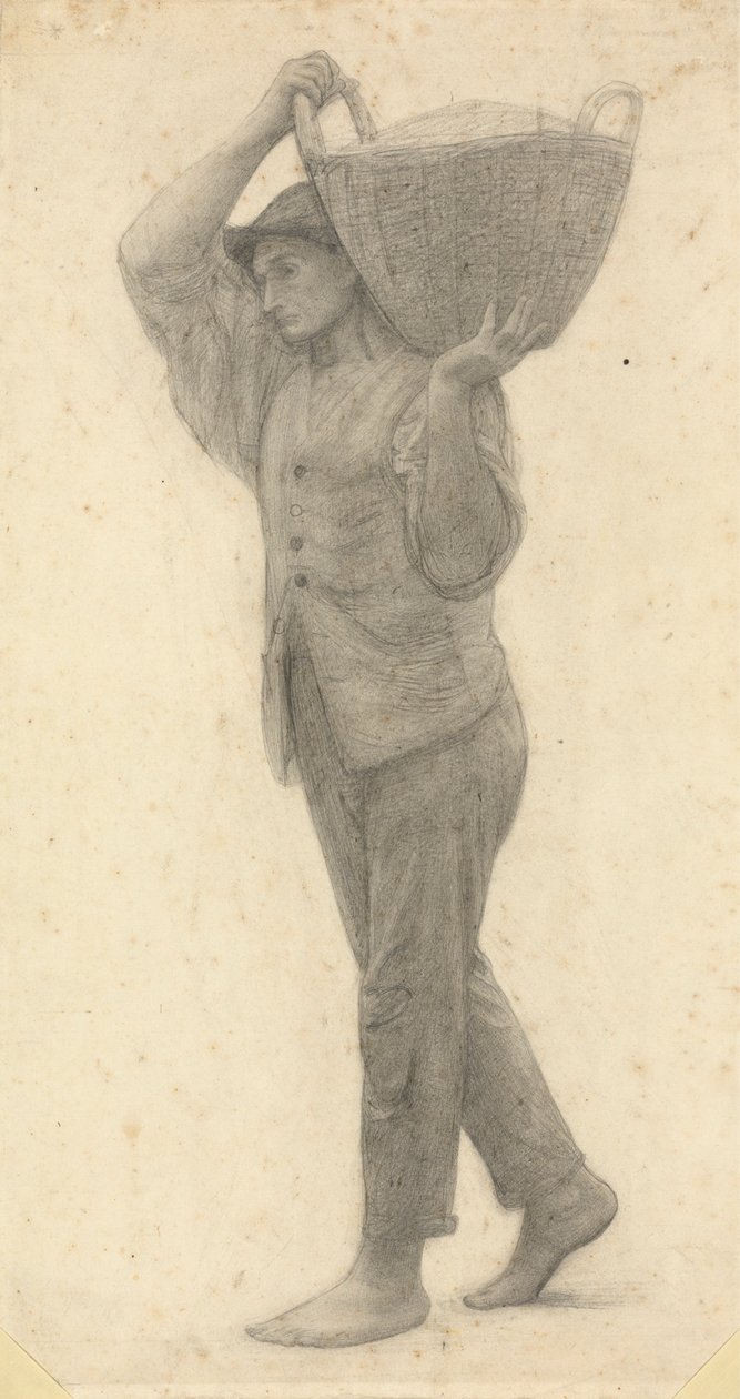 Hombre con cesta de orejas de James Havard Thomas