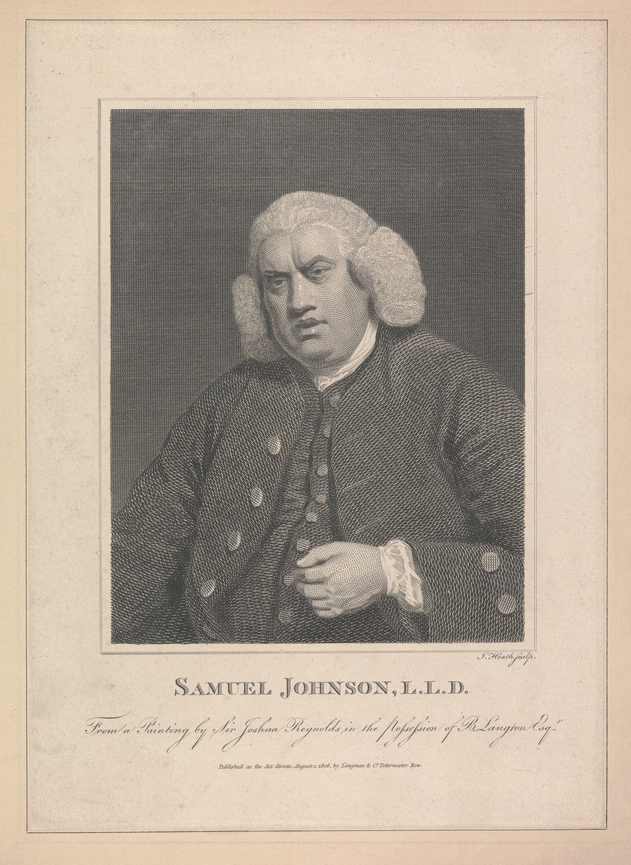 Samuel Johnson de James Heath