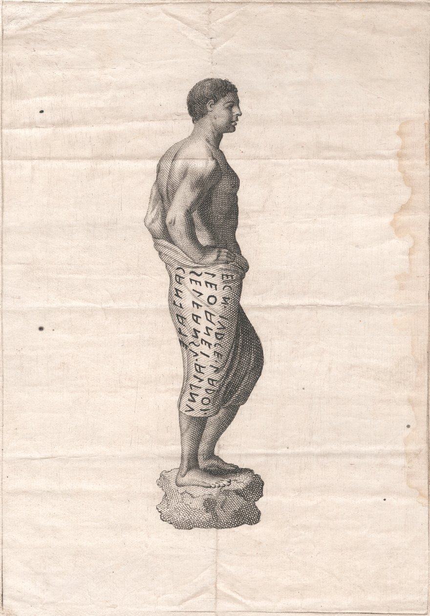 Estatua de un hombre de James Heath