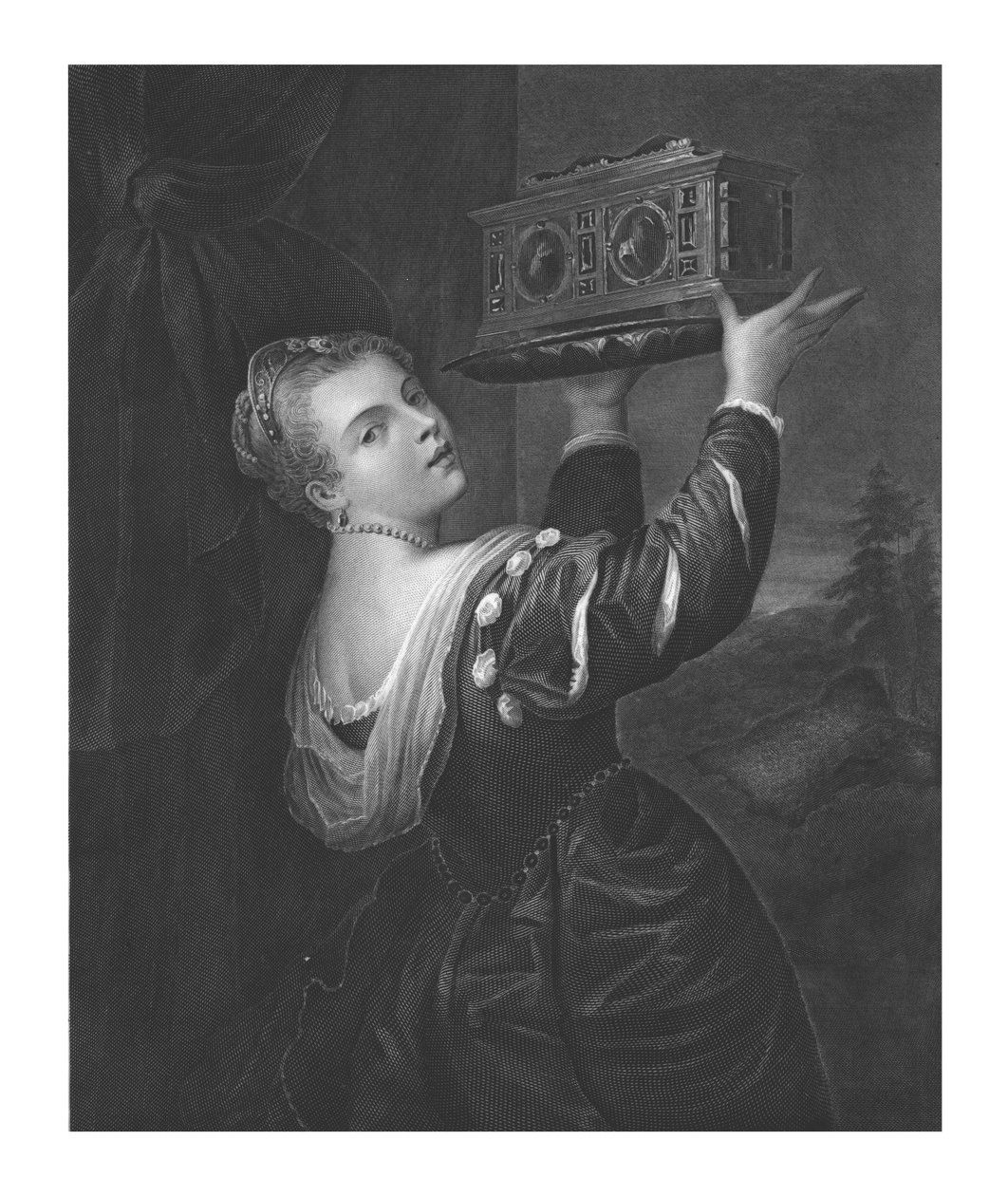 La Hija de Tiziano, 1795 de James Heath