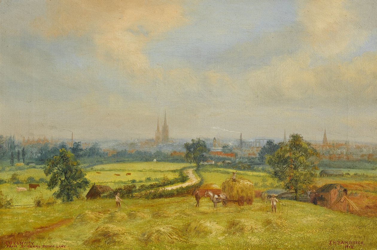 Coventry desde Barkers Butts Lane de James Henry Bambrick