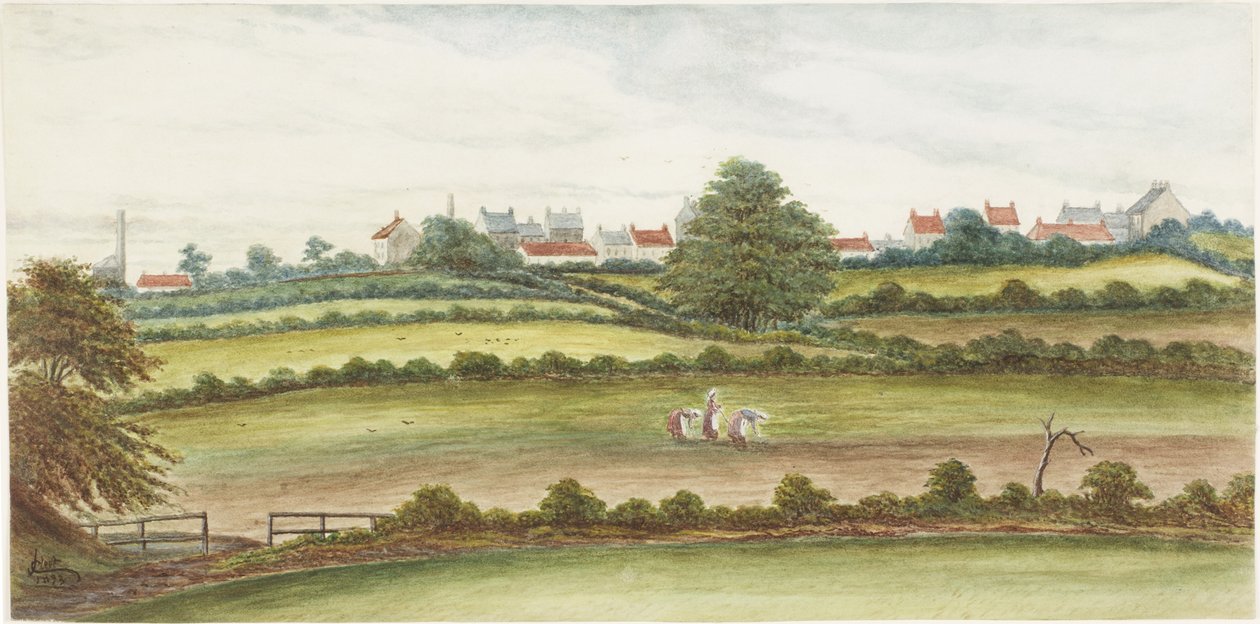 Monkseaton desde el norte de James Henry Cleet