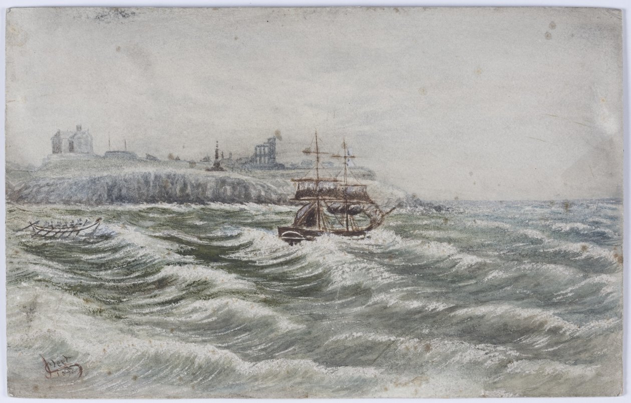 Varamiento del Beloy de Littlehampton y Pérdida de la Tripulación del Bote Salvavidas del Tyne de James Henry Cleet
