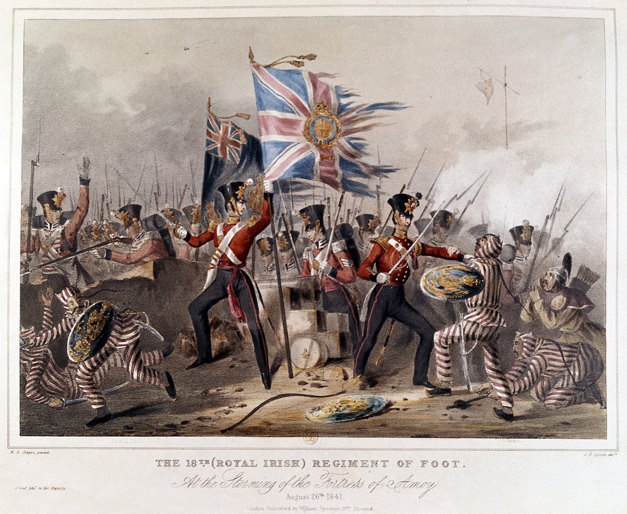 El 18º Regimiento de Infantería (Real Irlandés). En el Asalto de Amoy de James Henry Lynch