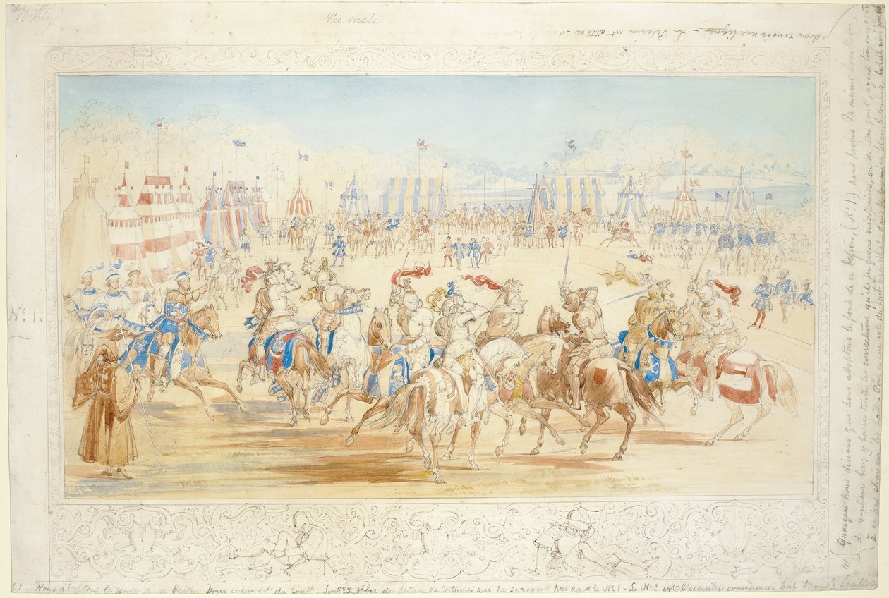 La melé (No. 1), 1839 de James Henry Nixon