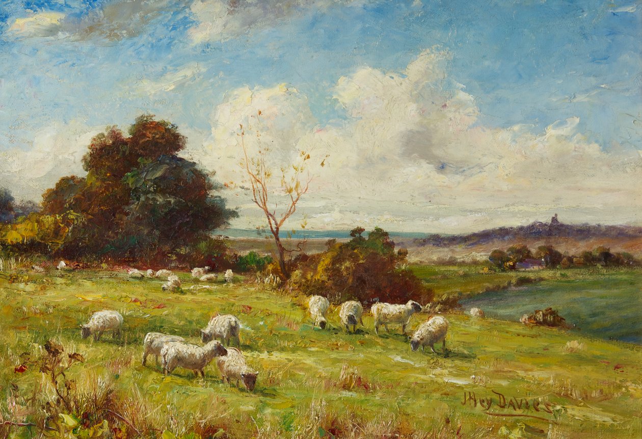 Una Pastoral, c.1910 (pintura) de James Hey Davies