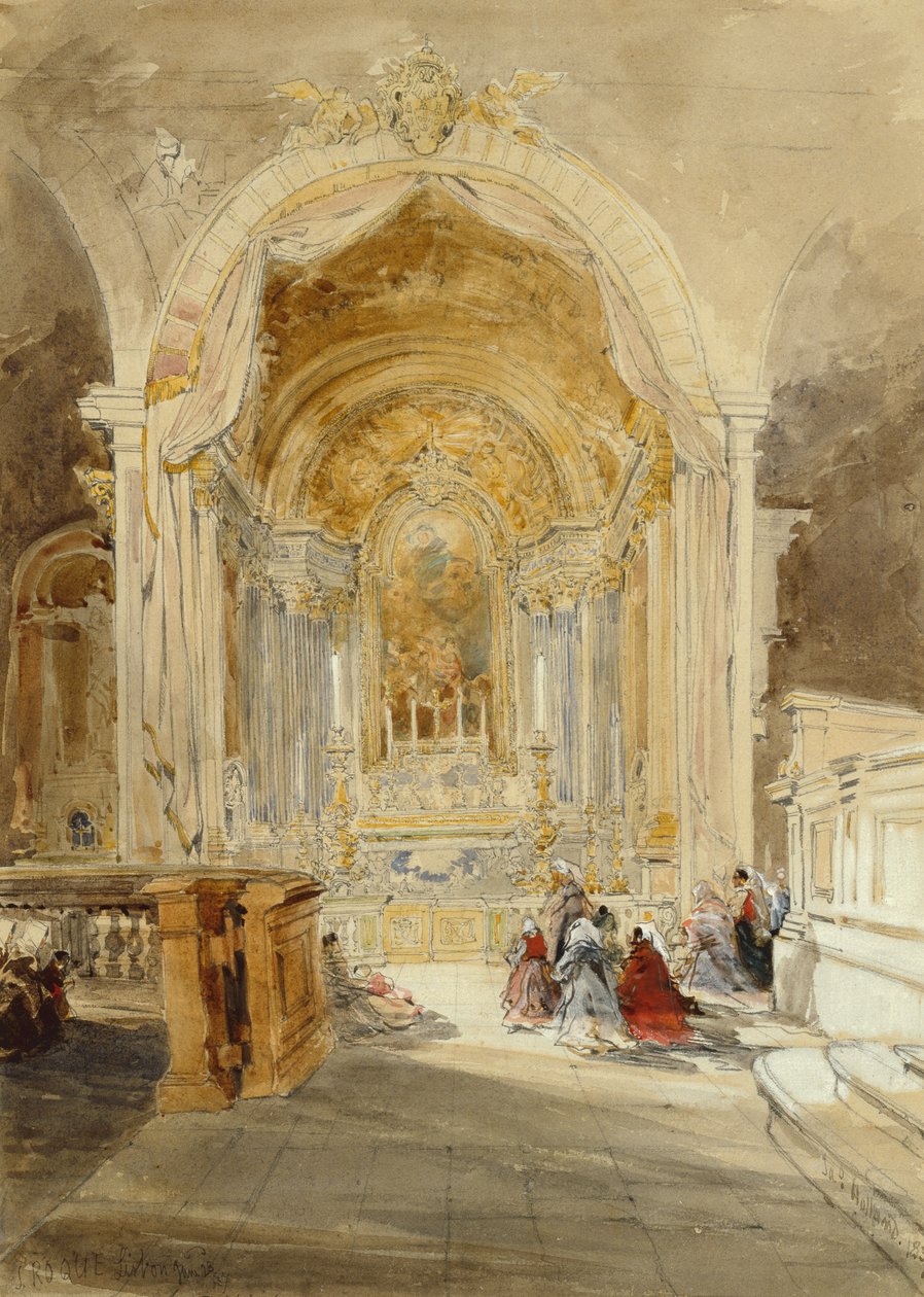 La Capilla de San Juan Bautista, San Roque, Lisboa de James Holland