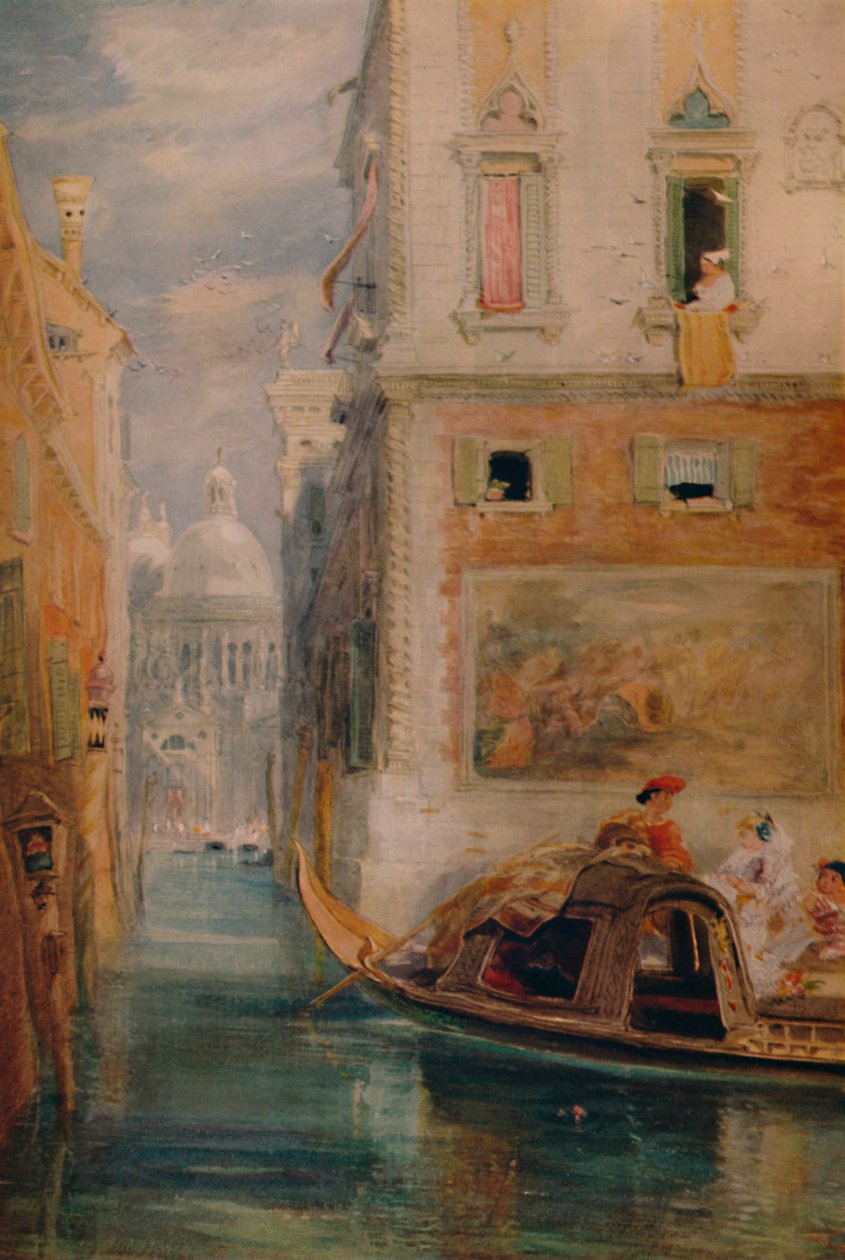 La góndola, Venecia, 1865, 1935 de James Holland