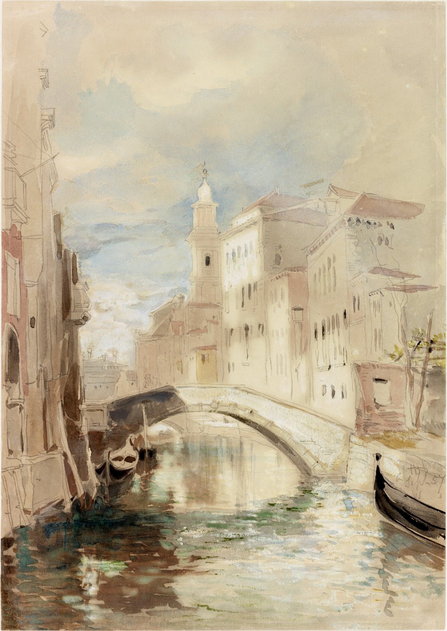 El Mercader de Venecia en el Puente de Rialto de James Holland