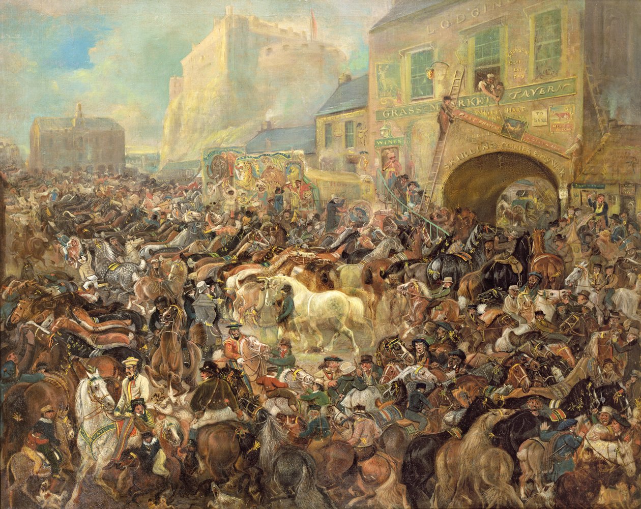 La Feria de Caballos en el Mercado de Hierba de James Howe